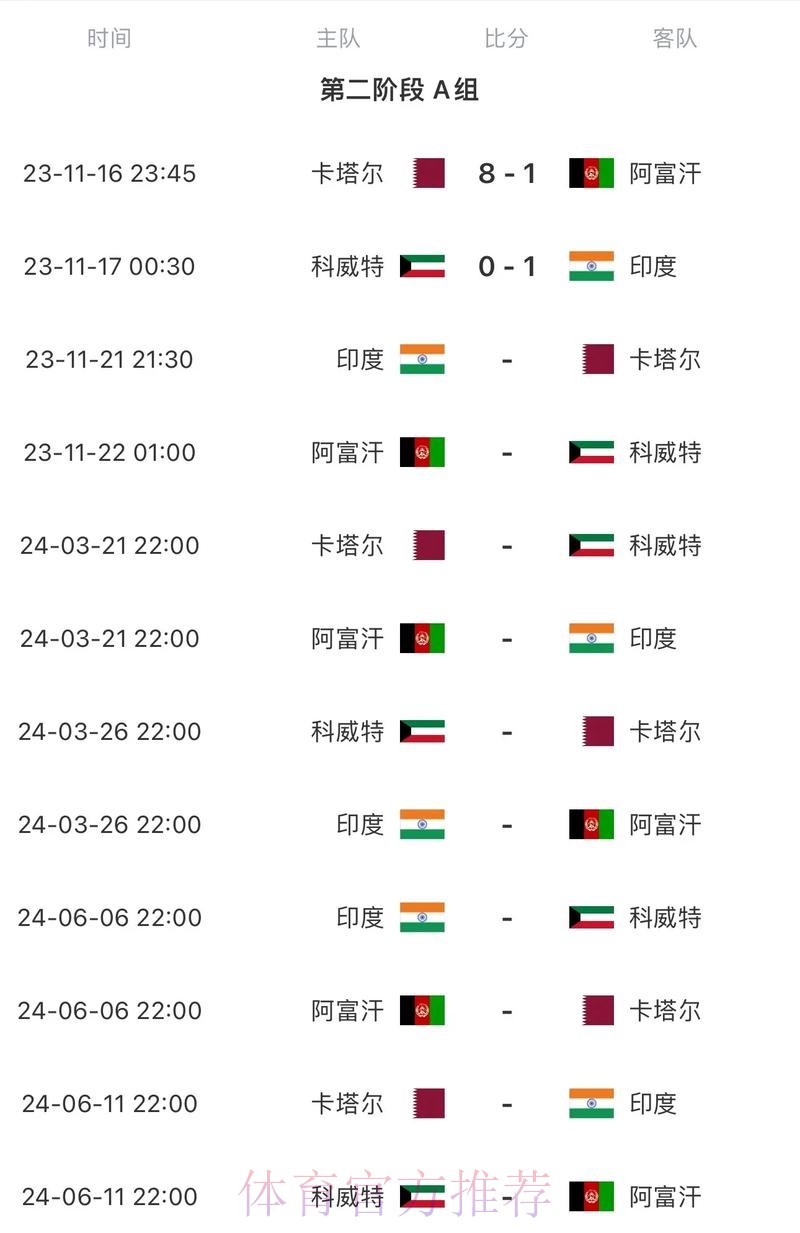 2026世界杯比赛时间完整版全程直播免费观看
